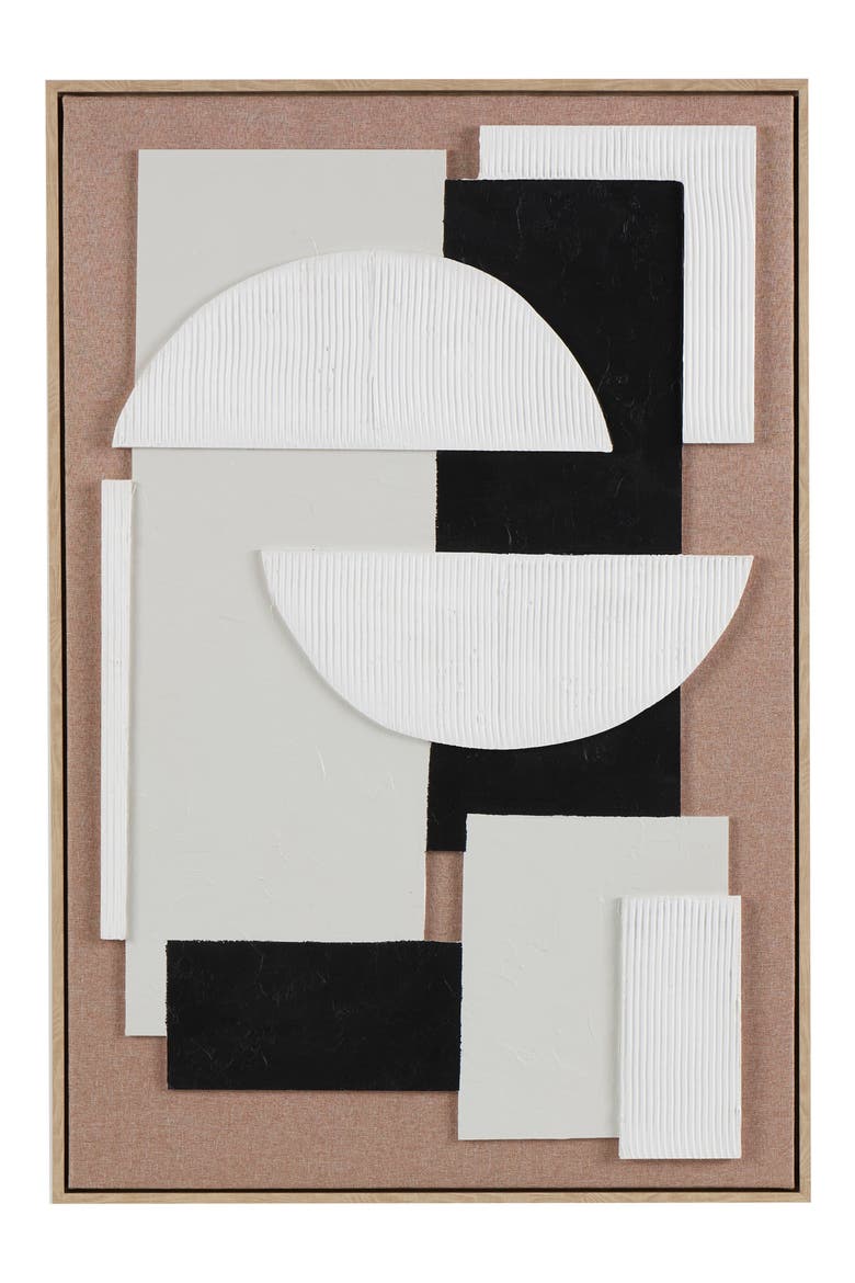 Framed Wall Art, Main, color, BROWN
