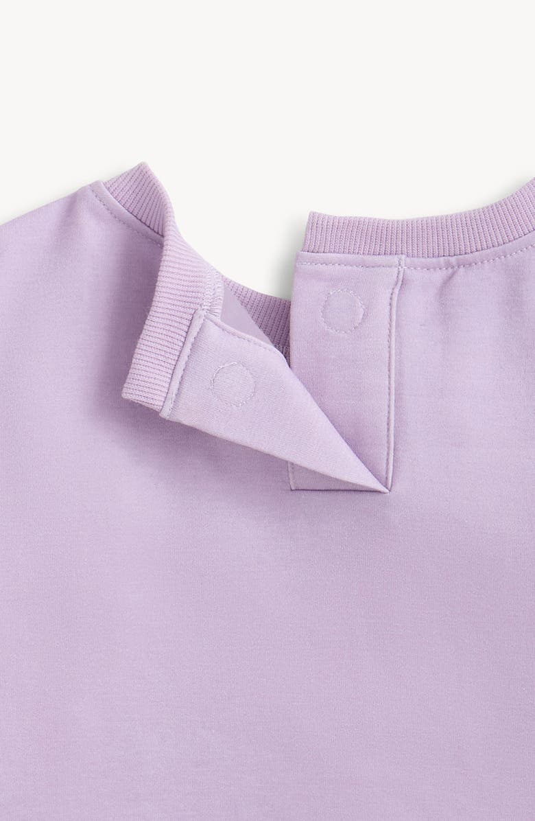 Magnetic Me Fair Orchid Brushed Fleece Magnetic Sweatshirt & Sweatpants Set, Alternate, color, Purple