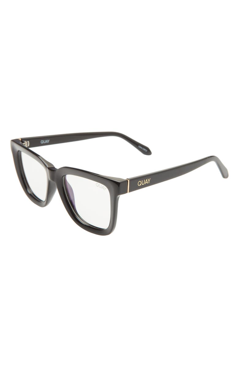 QUAY Wired Bevel 44mm Square Blue Light Blocking Glasses, Alternate, color, 