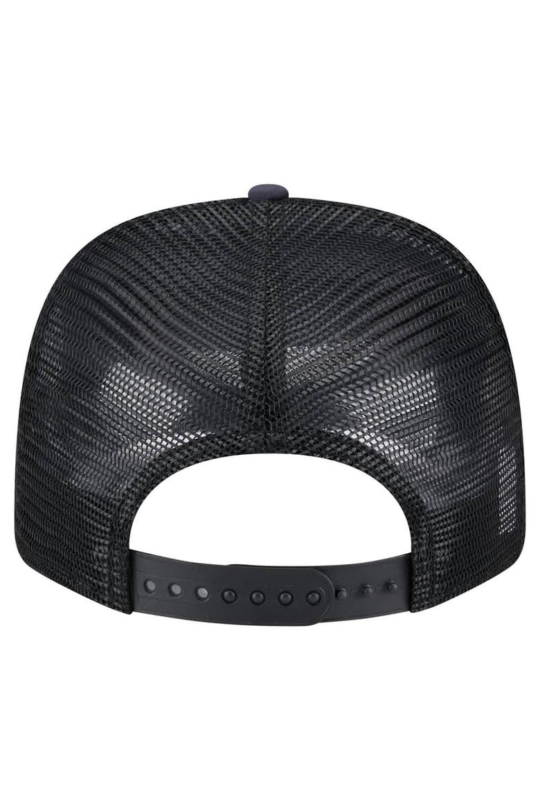 Men's New Era  Navy/Black Cleveland Browns Adventure Drinks Pattern 9SEVENTY Stretch-Snap Hat, Alternate, color, Navy