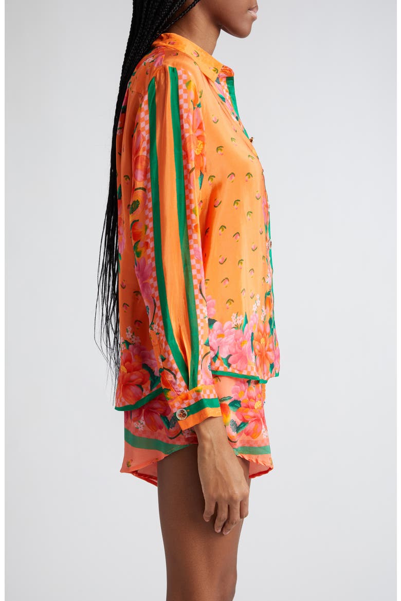 Fruit Garden Button-Up Shirt, Alternate, color, FRUIT GARDEN SCARF O