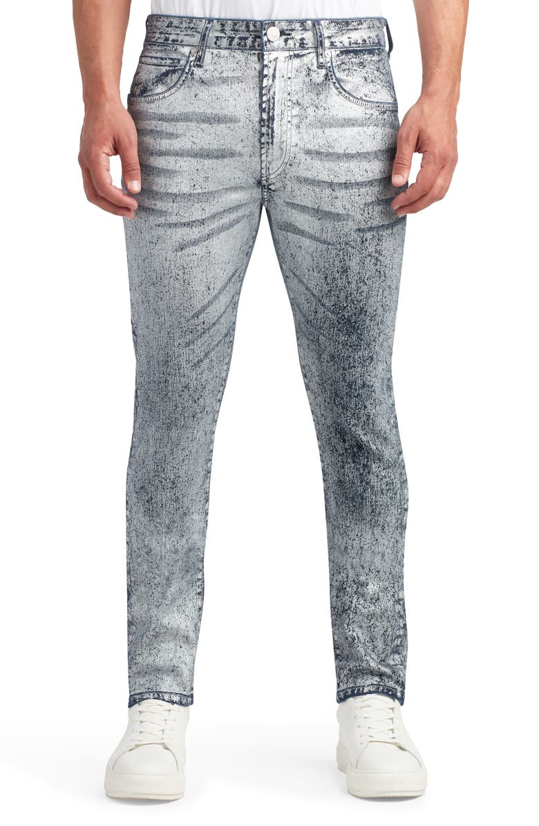 Monfrère Gretson Coated Slim Fit Jeans, Main, color, 