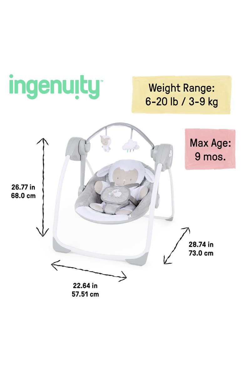 INGENUITY Comfort 2 Go Portable Swing, Alternate, color, 
