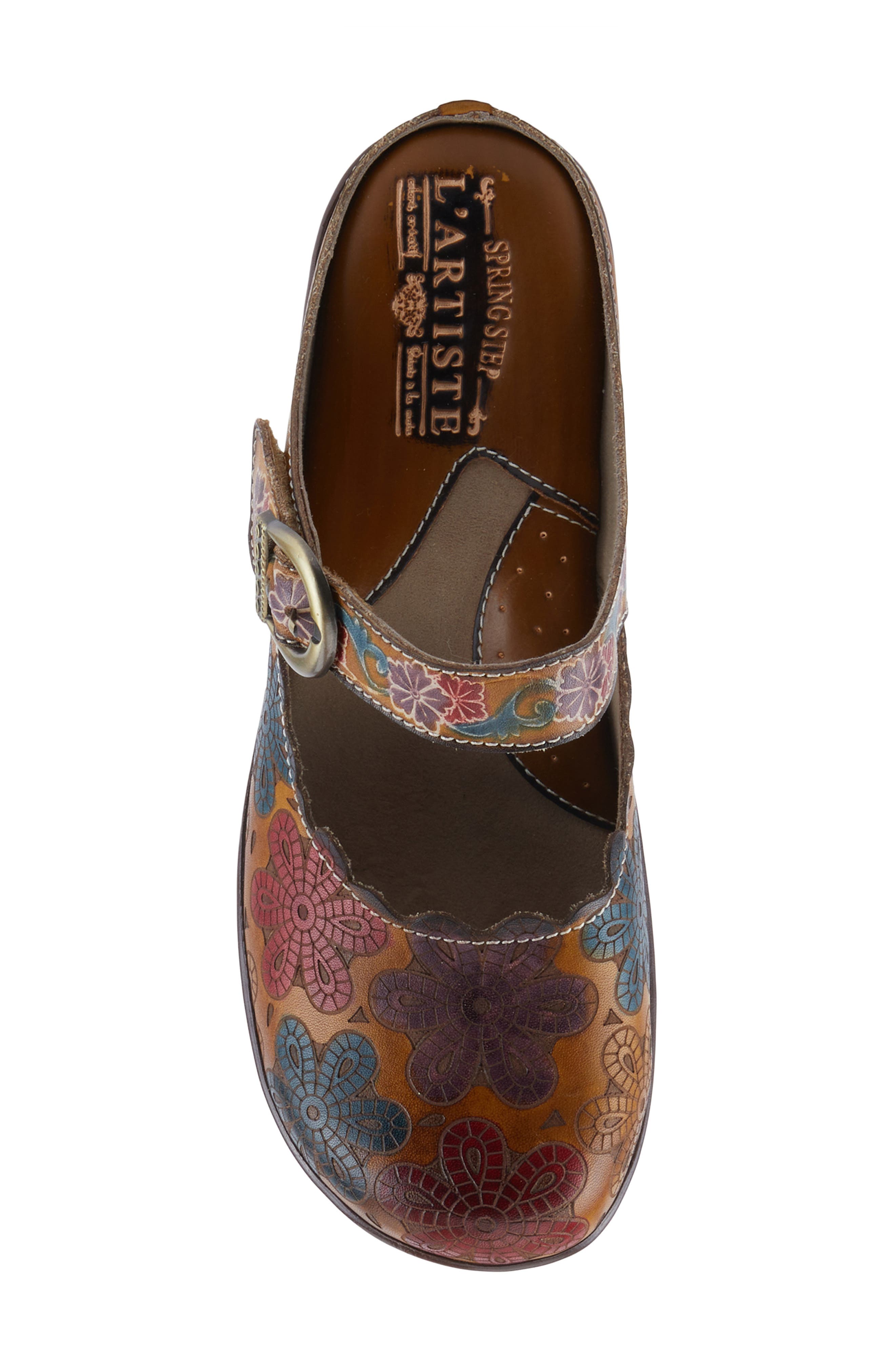 Flochino Platform Mule, Alternate, color, TAN MULTI