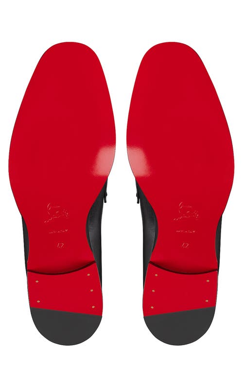 Christian Louboutin Round Toe Loafers Featuring Buckle Detail