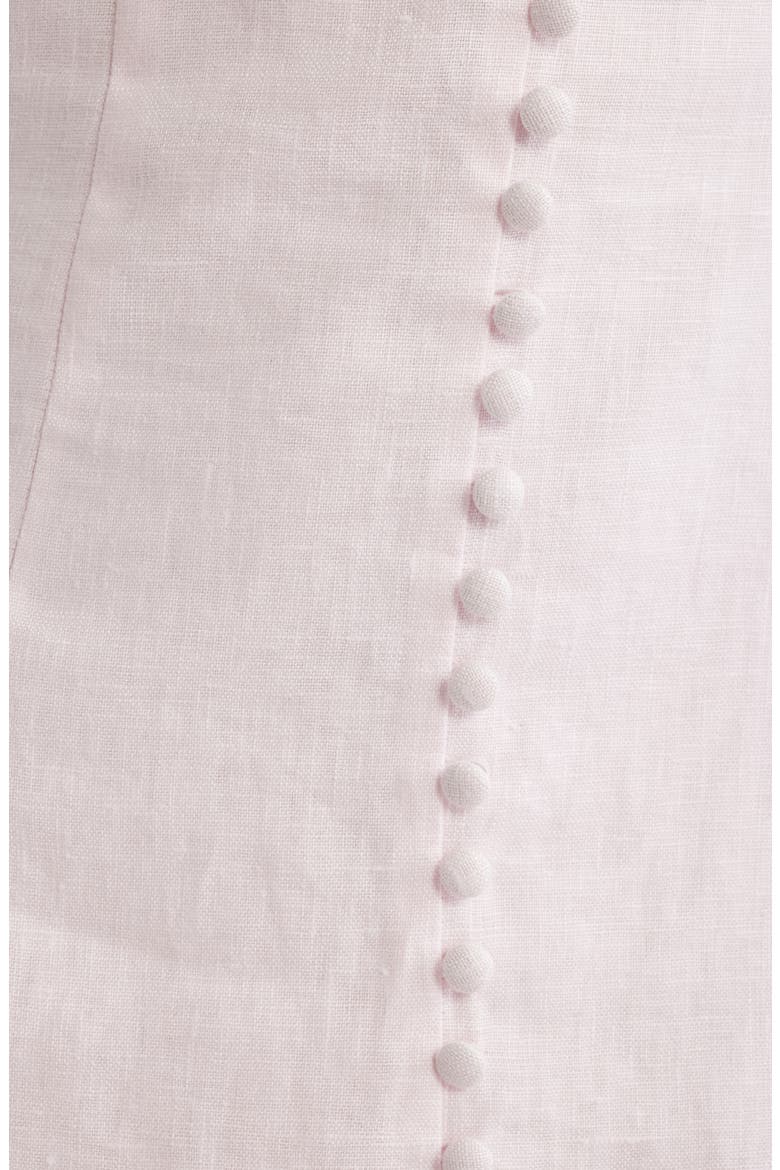 Lovis Halter Neck Linen Dress, Alternate, color, POTPOURRI PINK