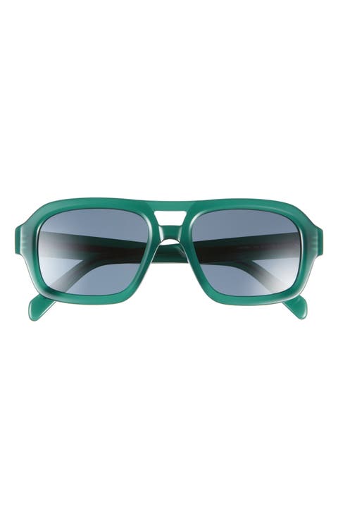 3 Dots 53mm Pilot Sunglasses