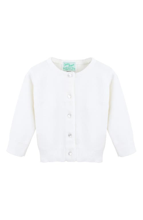 Carriage Boutique Julius Berger Cardigan in White 