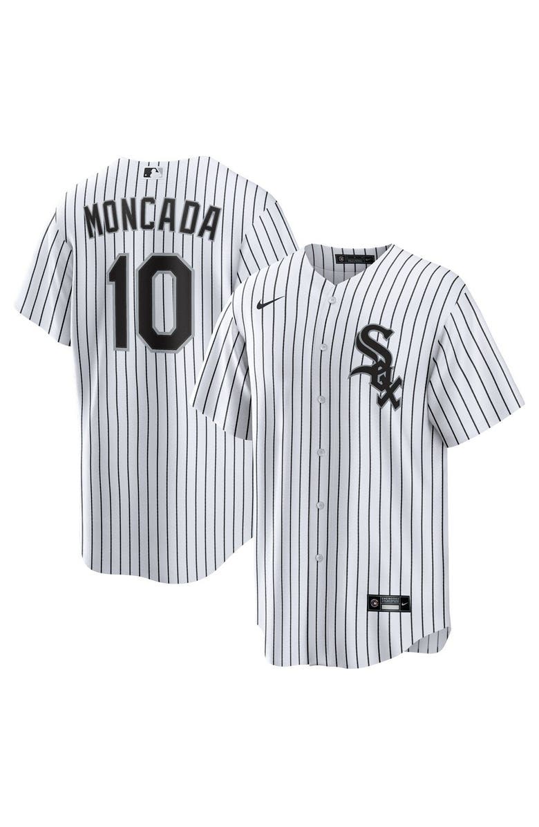 Nike Men's Nike Yoan Moncada White Chicago White Sox Home Replica Player Name Jersey, Main, color, 