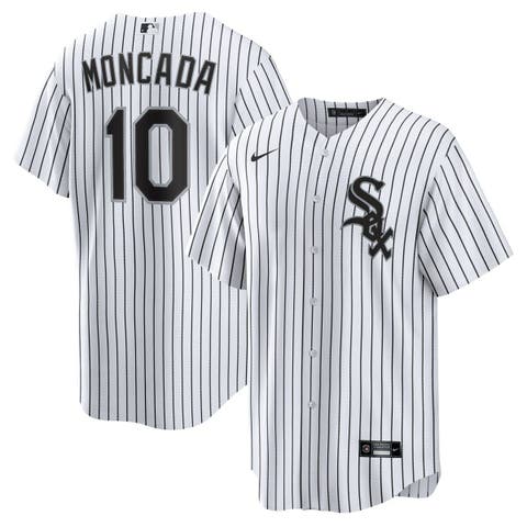 Men's Nike Yoan Moncada White Chicago White Sox Home Replica Player Name Jersey