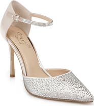 Jewel Badgley Mischka Jailene Ankle Strap Pump