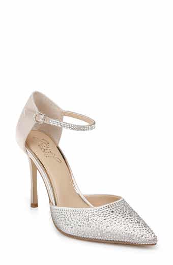 Jewel Badgley Mischka Jailene Ankle Strap Pump