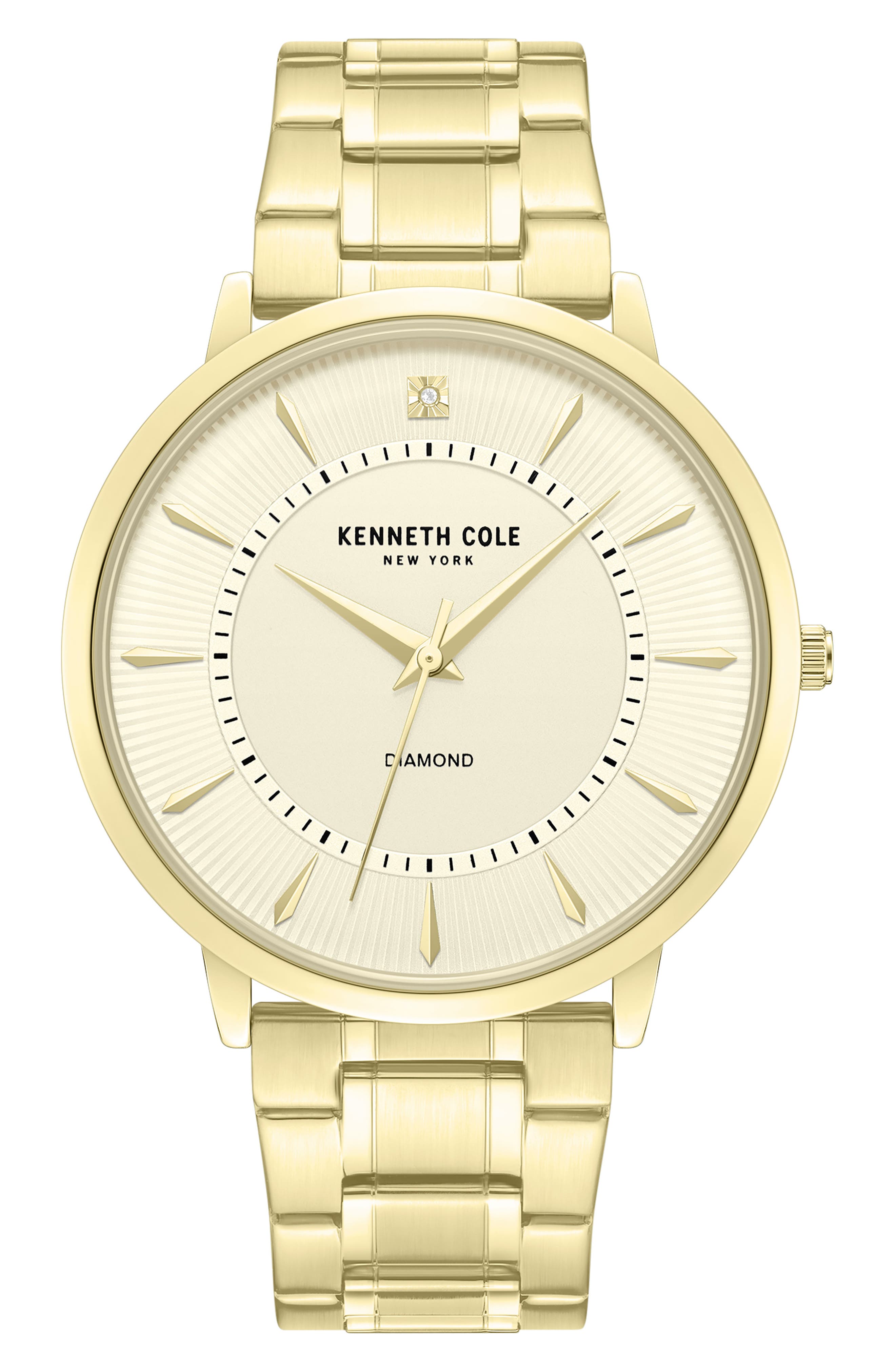 Kenneth Cole Diamond Bracelet Watch, 45mm