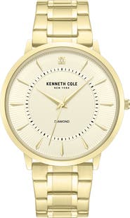 Kenneth Cole Diamond Bracelet Watch, 45mm