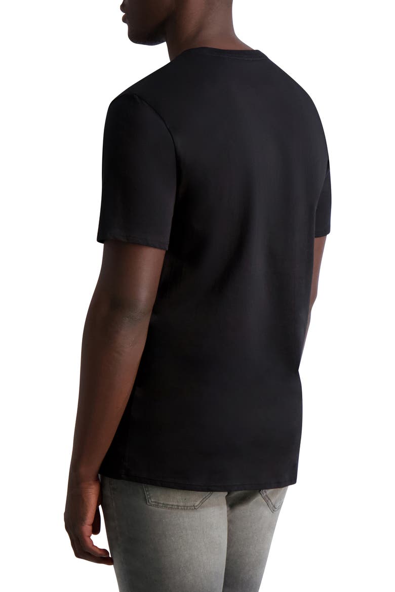 Side Logo Graphic Tee, Alternate, color, BLACK