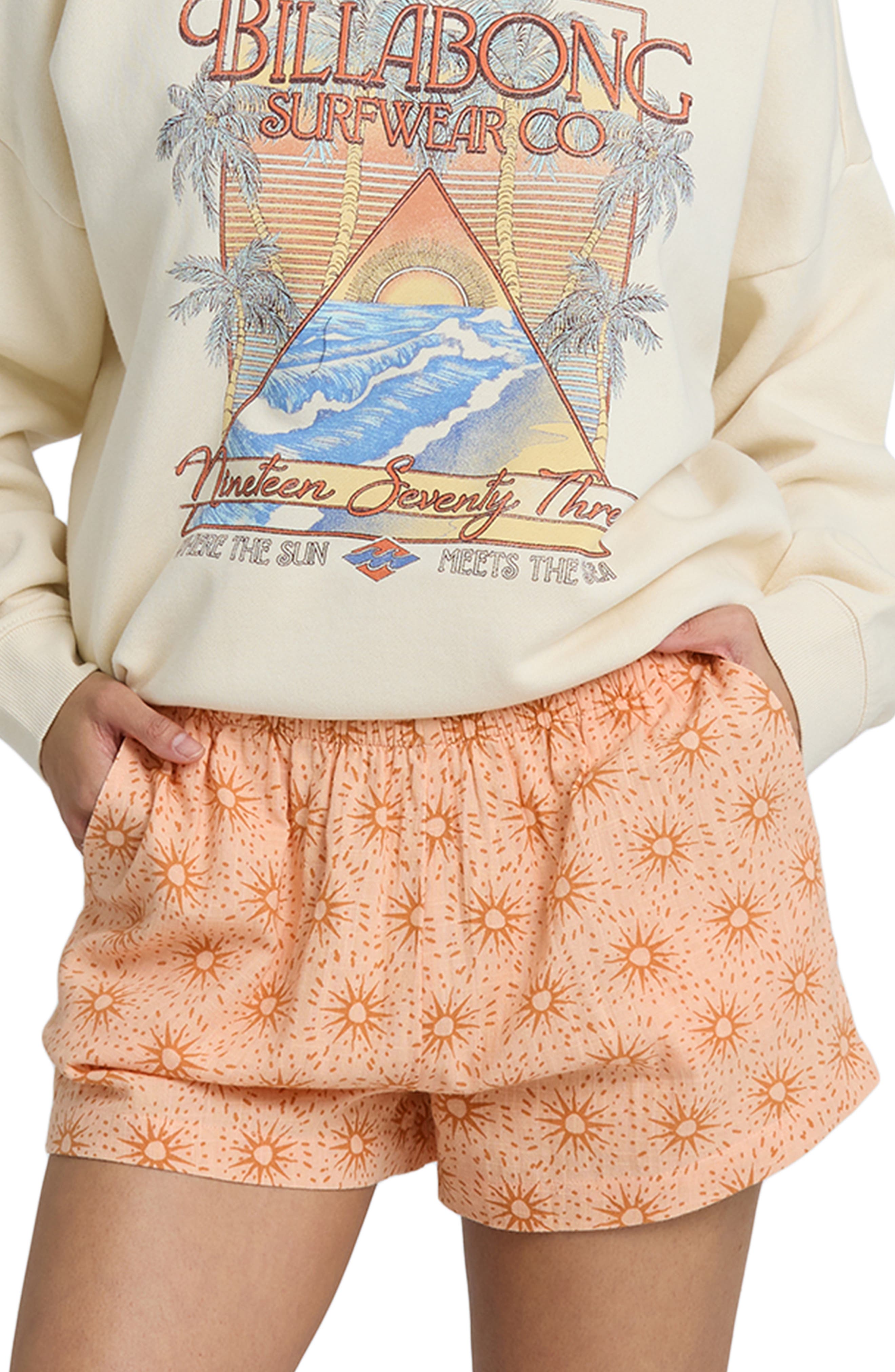 Sun Fade Print Shorts