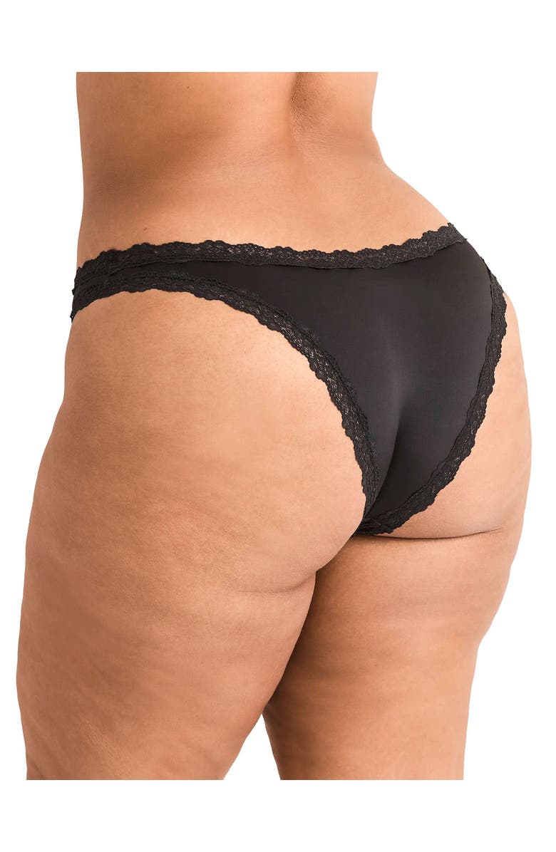 Adore Me Siena High Cut Panties, Alternate, color, Black