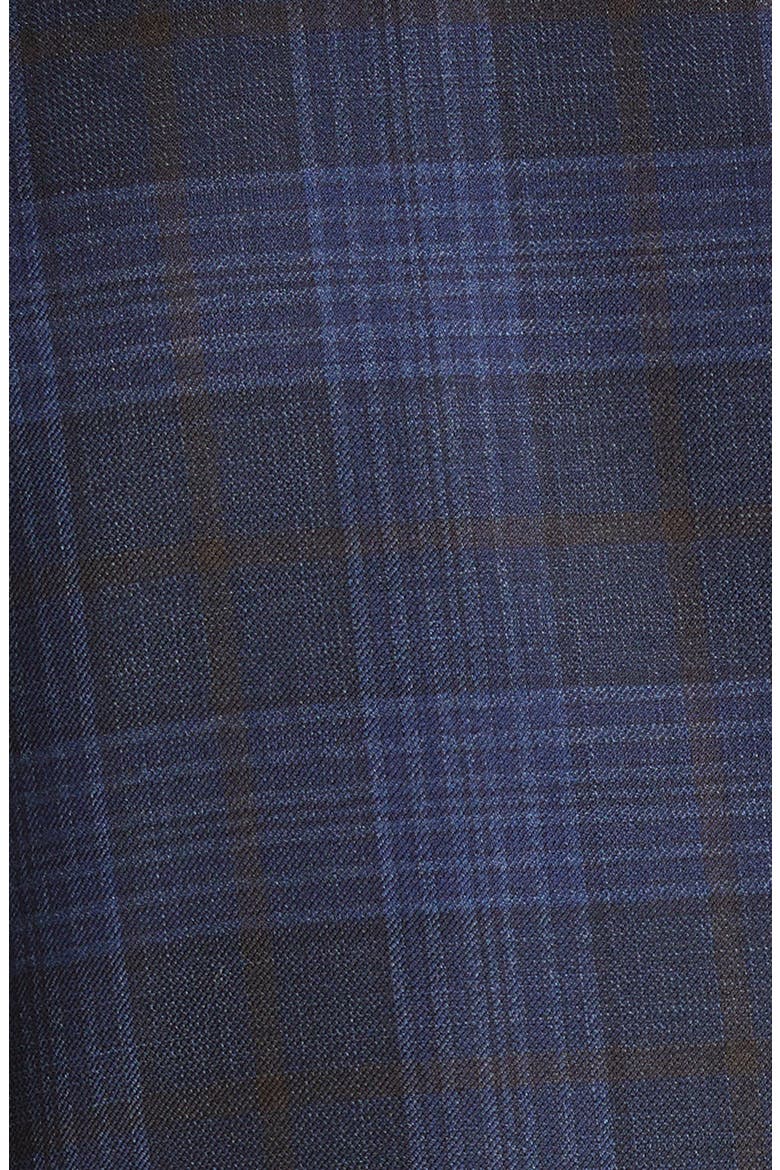 Milano Easy Plaid Wool Sport Coat, Alternate, color, NAVY