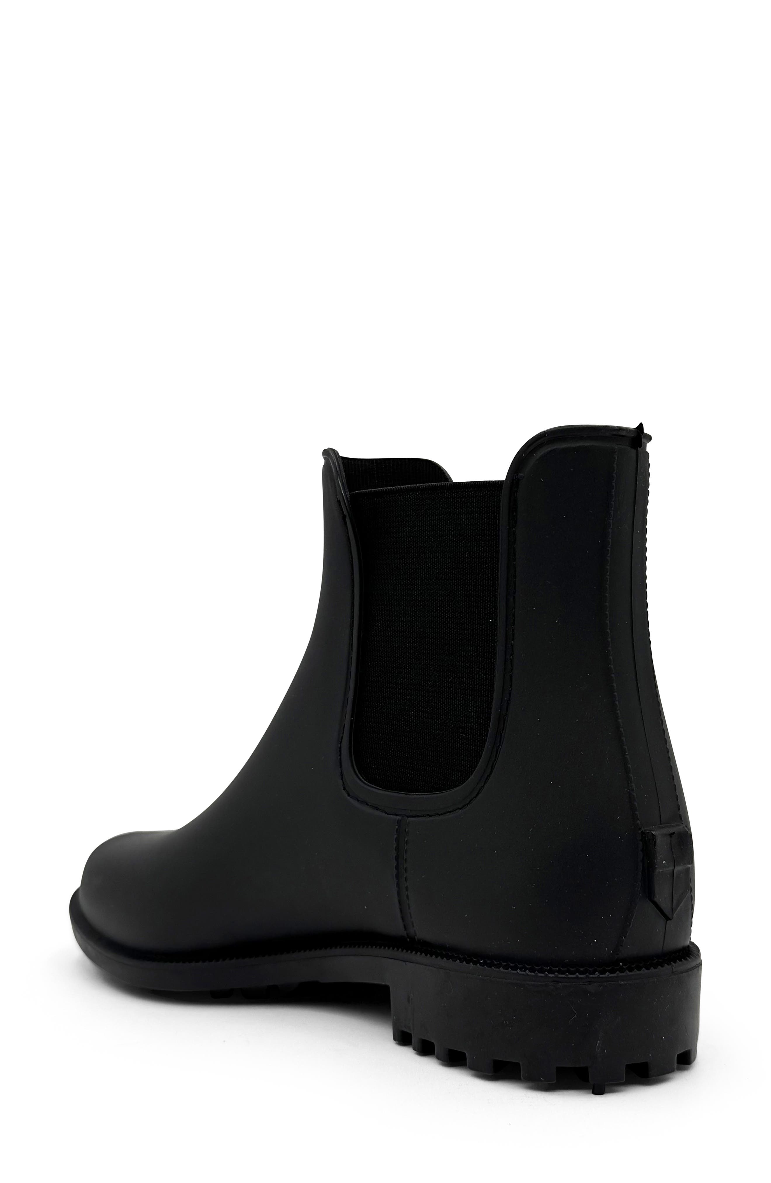 CHELSEA CREW Rainy Chelsea Boot, Alternate, color, Black Pvc