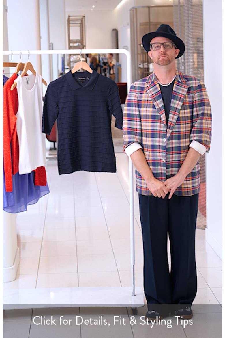 Scallop Trim Collared T-Shirt video
