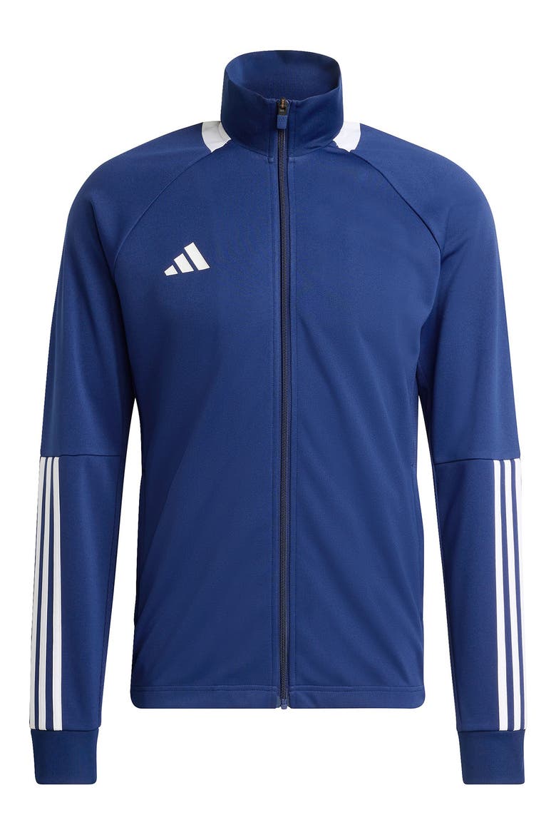 Sereno AEROREADY Track Jacket, Alternate, color, DARK BLUE/ WHITE