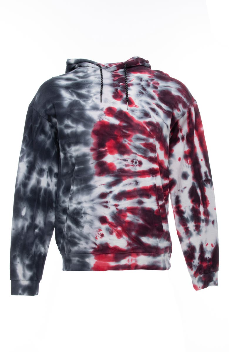 XRAY Half and Half Tie Dye Hoodie, Alternate, color, 