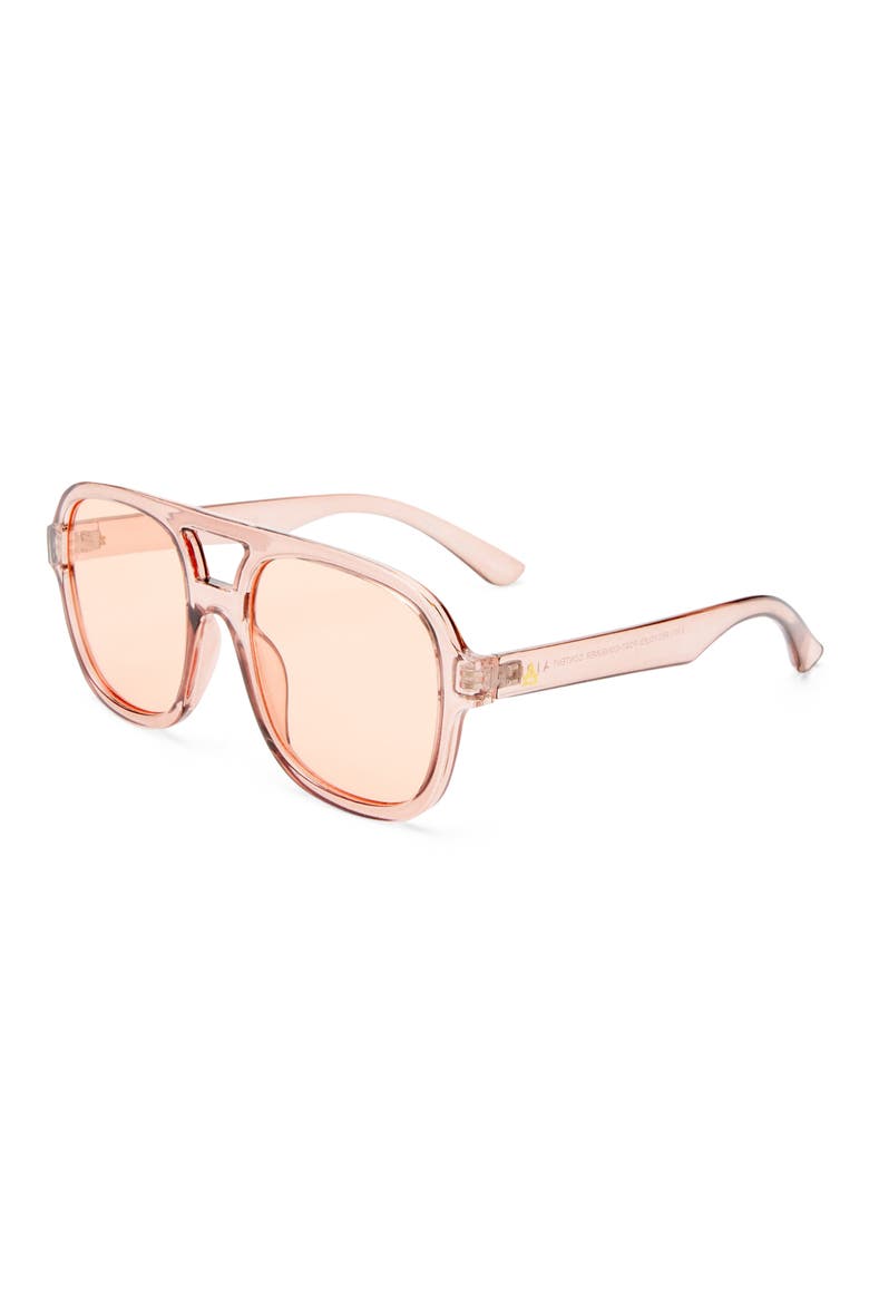 Whirlpool 53mm Aviator Sunglasses, Alternate, color, SAND / PEACH TINT