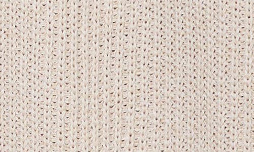 Vero Moda Lux Elbow Sleeve Cotton Blend Cardigan In Neutral