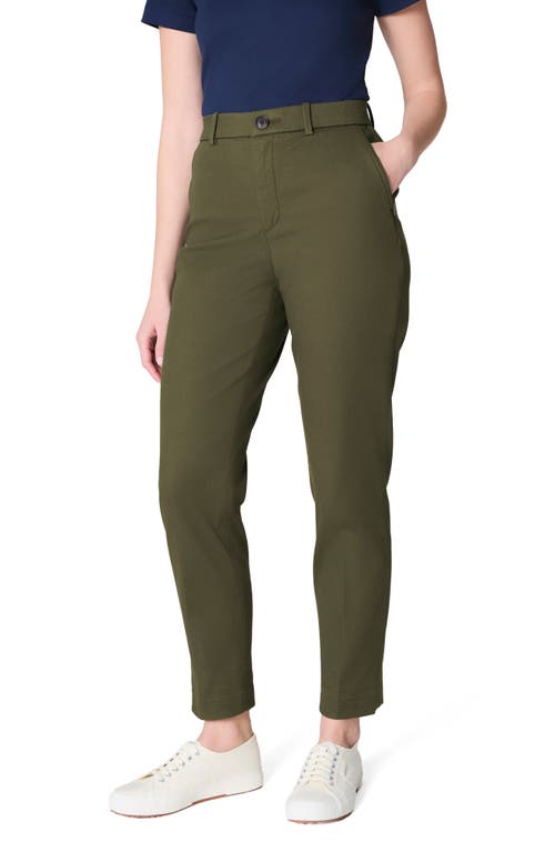 Spanx ® Supersmooth™ Stretch Twill Straight Leg Pant In Green