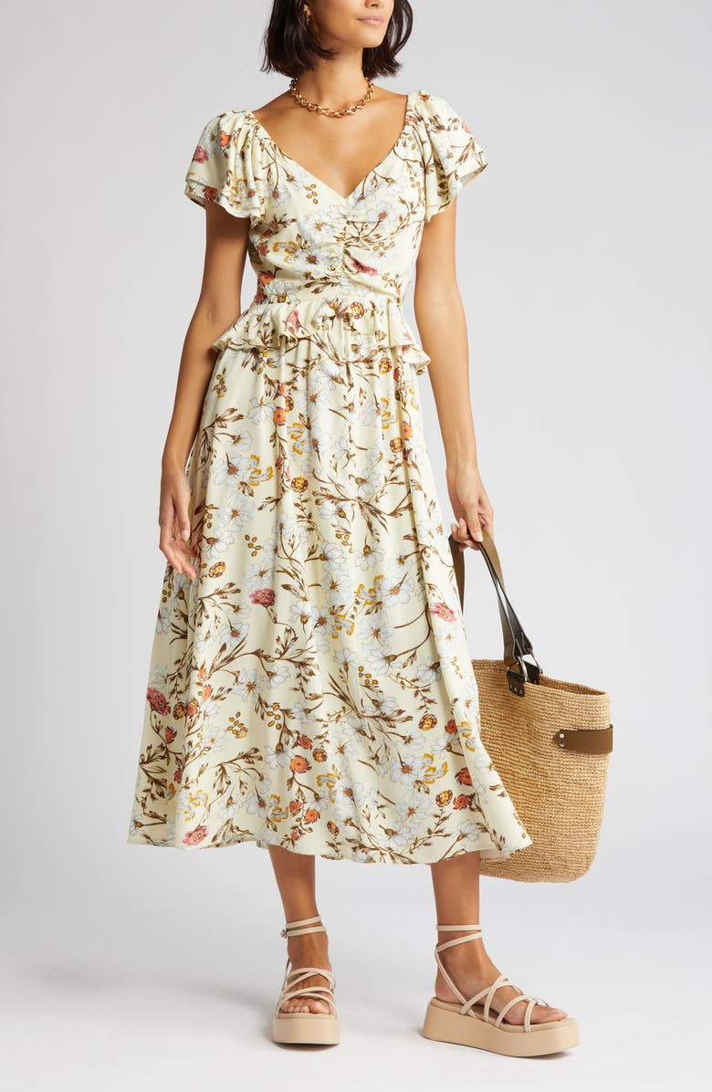 Nordstrom Matching Family Moments Floral Dress, Main, color,