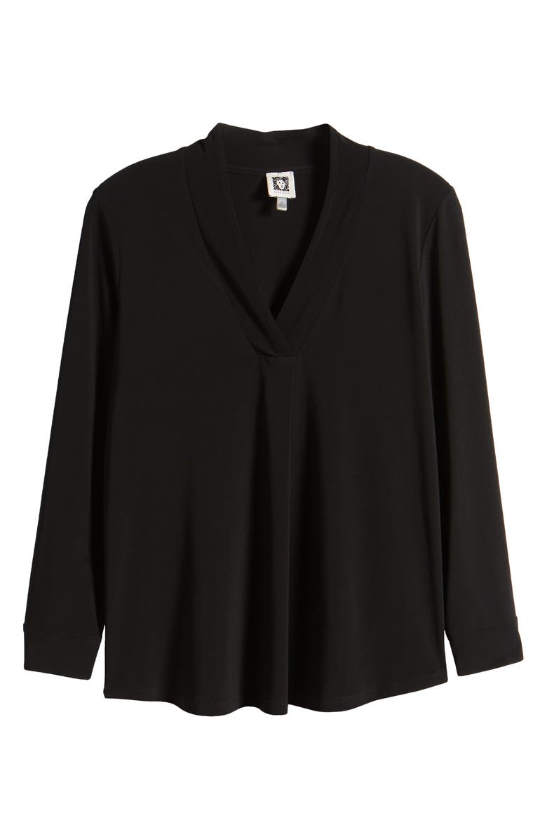 Anne Klein Journey V-Neck Knit Top, Alternate, color,