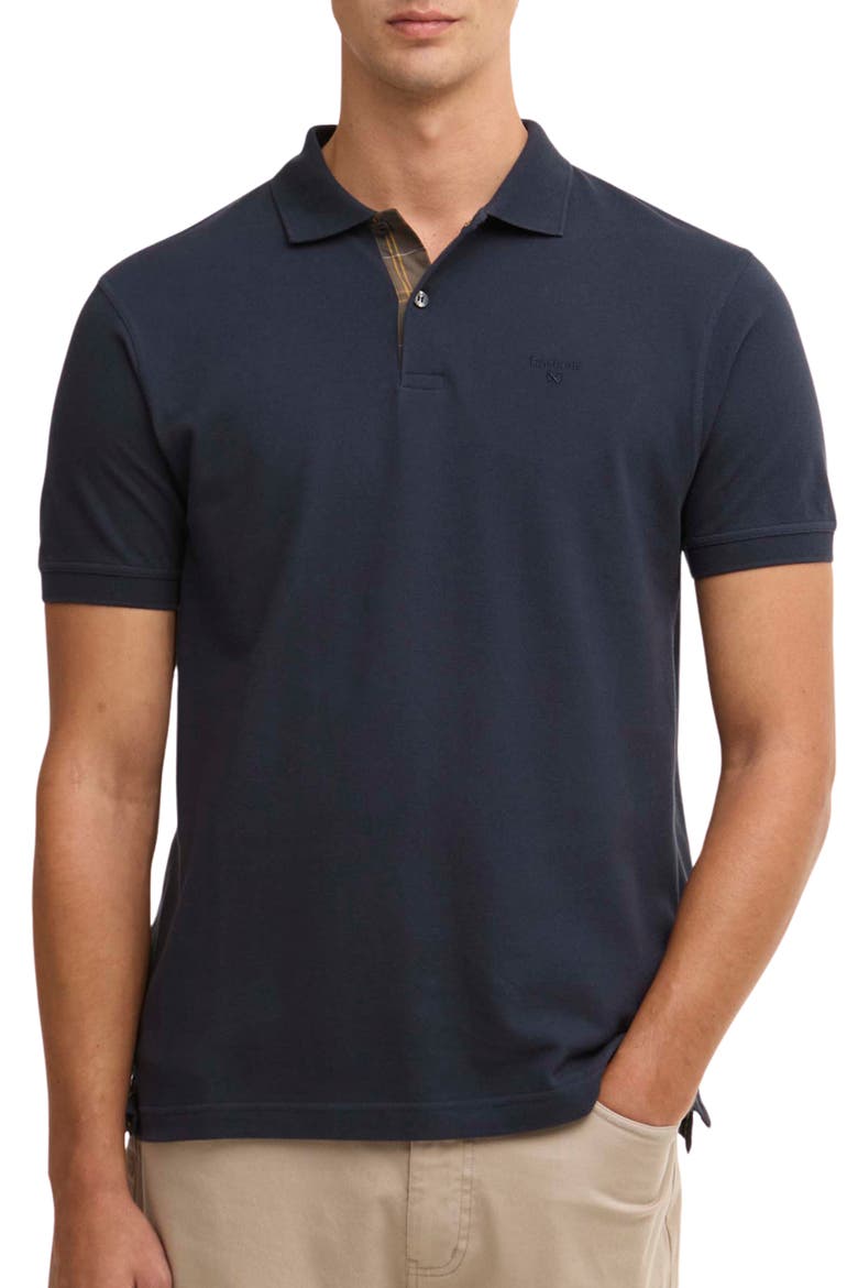 Tailored Fit Pima Cotton Polo, Main, color, NEW NAVY