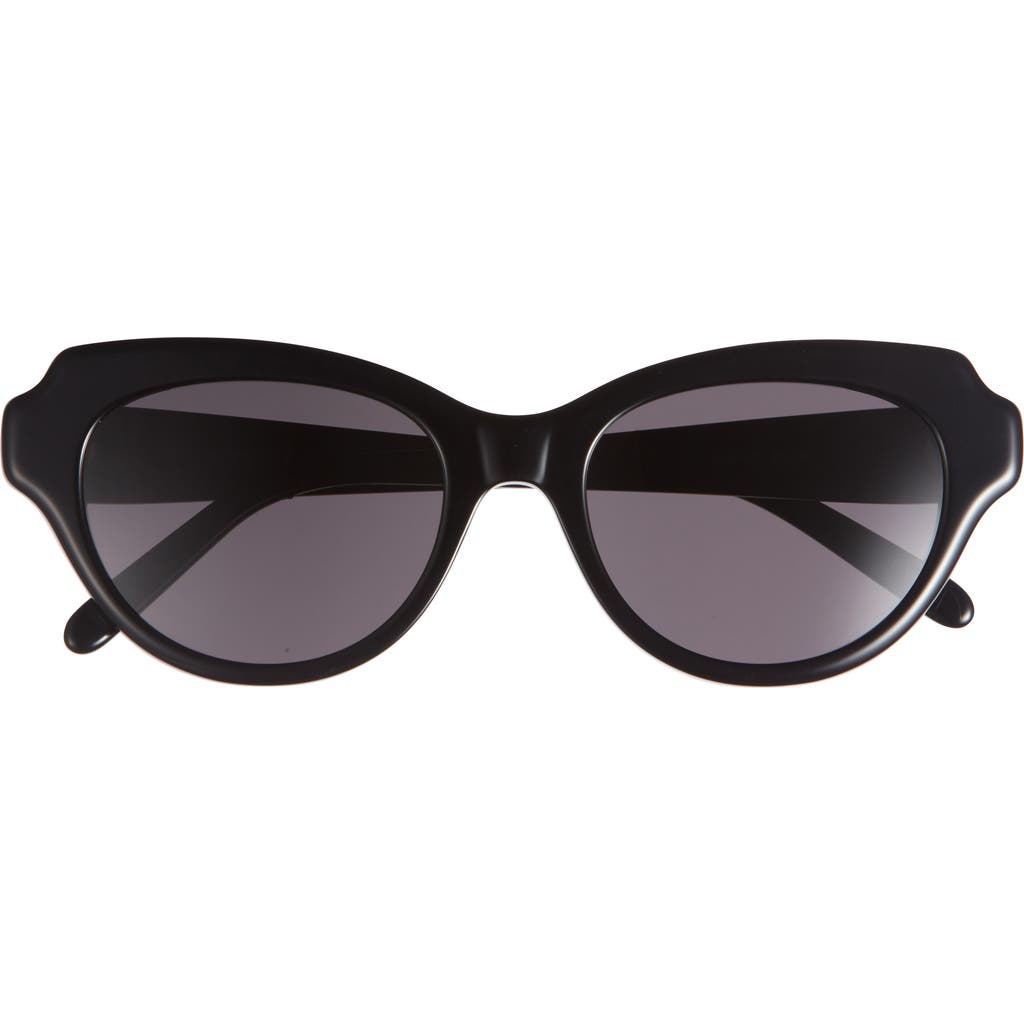 Loewe Slim 53mm Round Sunglasses In Black