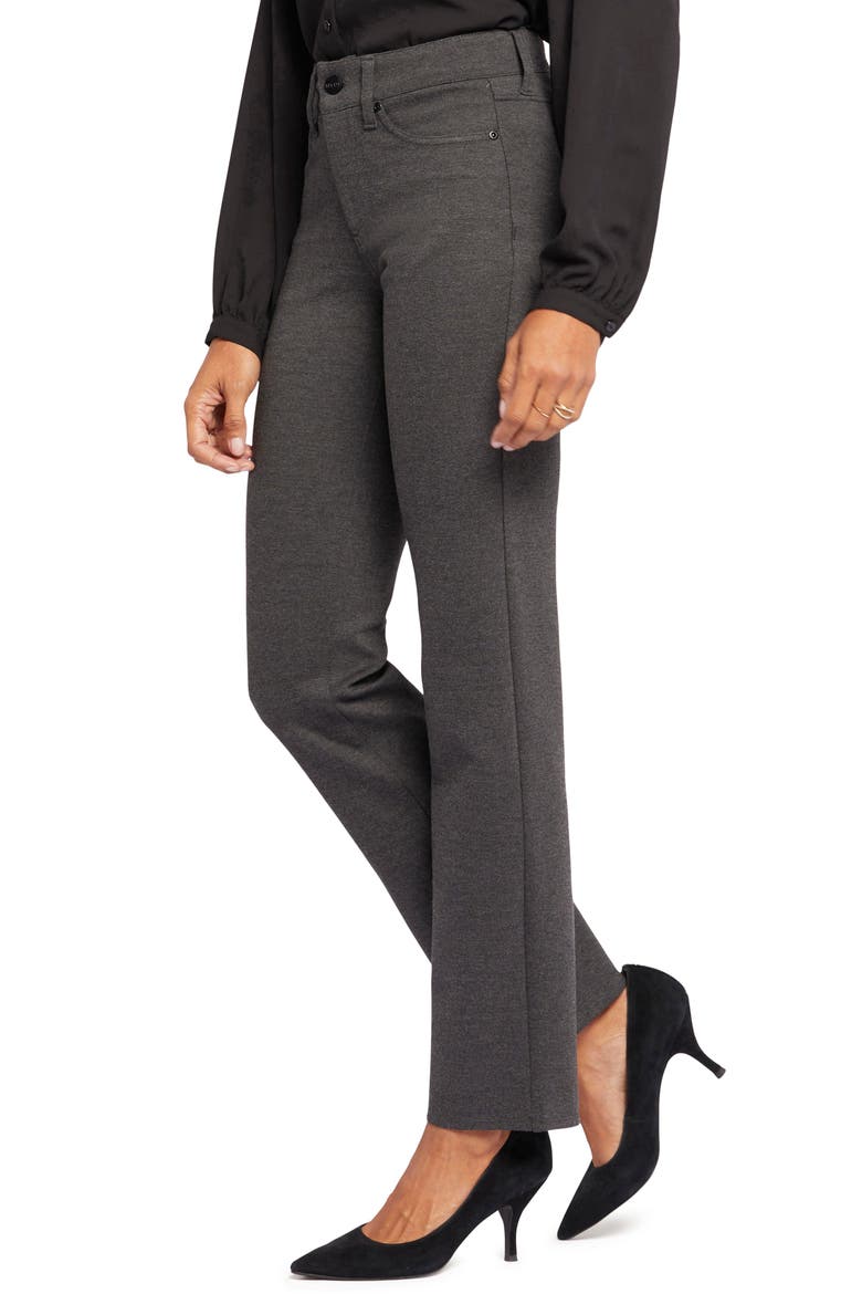 Sculpt-Her™ Marilyn Straight Leg Pants, Alternate, color, CHARCOAL HEATHERED