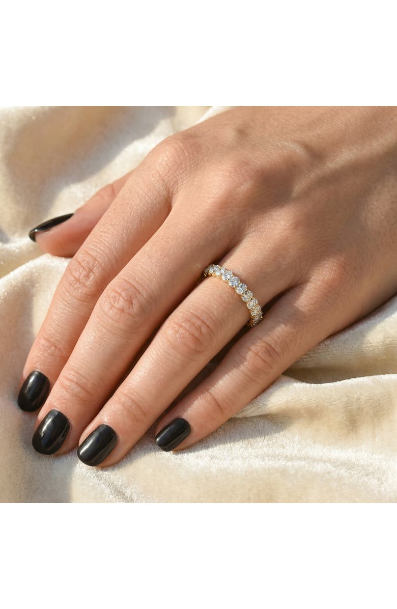 Bliss Diamond 14k Gold 2.25ct Oval Diamond Eternity Ring, Alternate, color, 