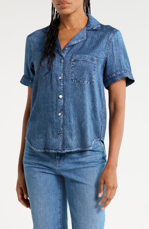 Miramar Short Sleeve Button-Down Top