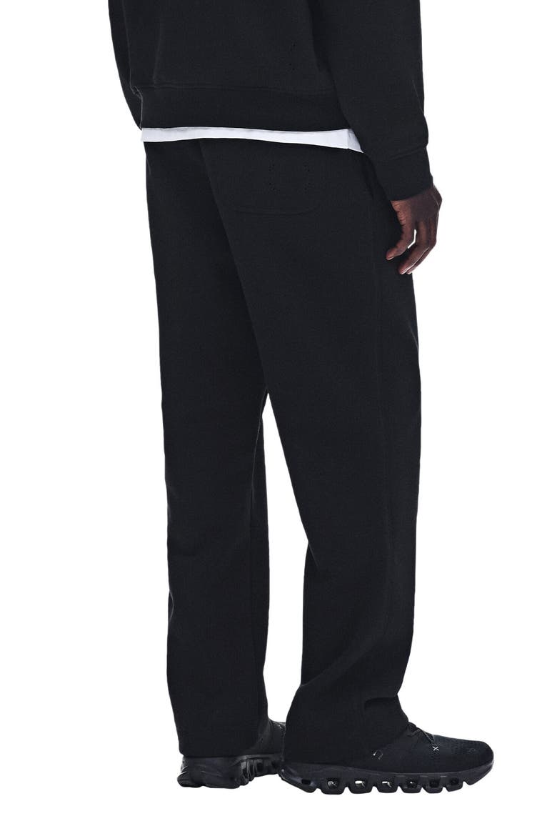 Club Collective Wide Leg Sweatpants, Alternate, color, BLACK