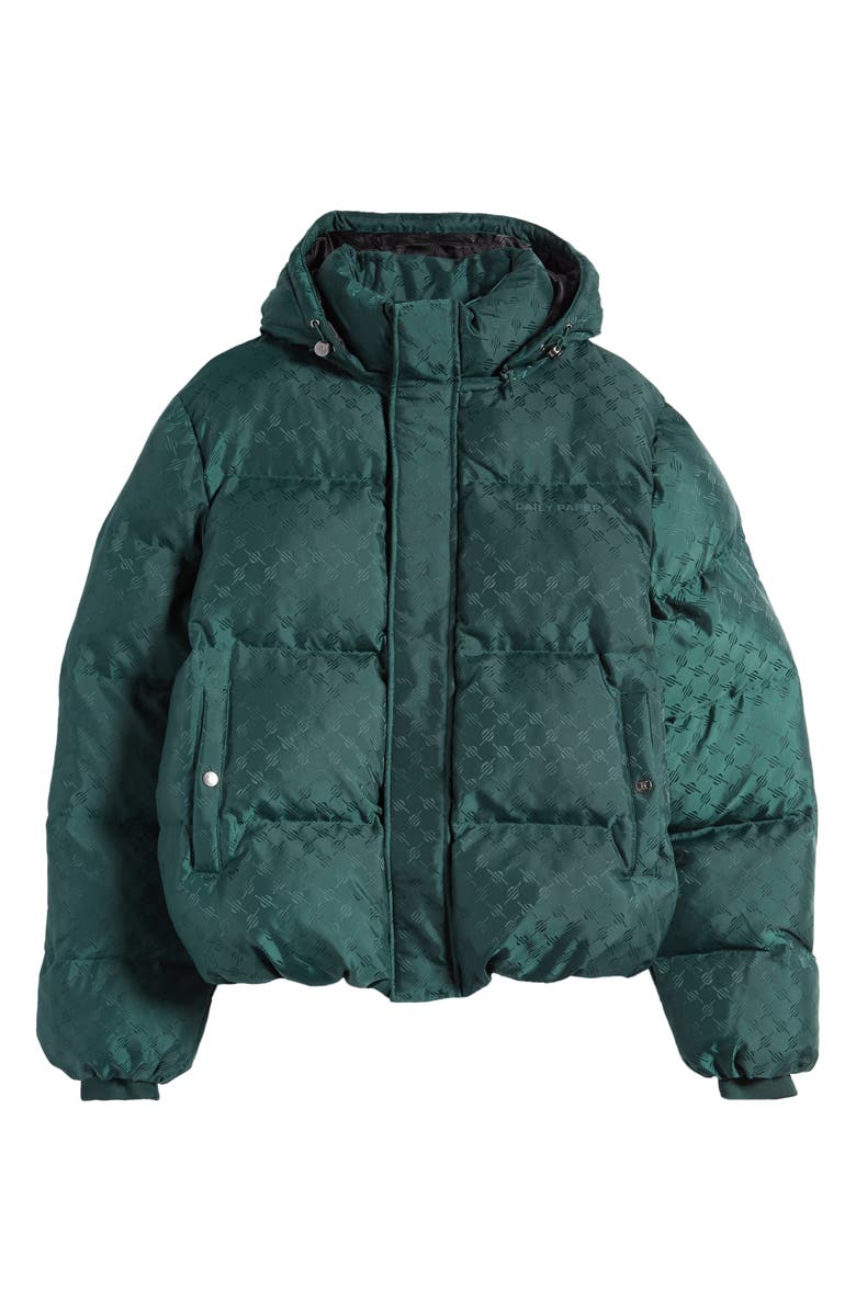 DAILY PAPER Ravan Monogram Jacquard Quilted Puffer Jacket, Alternate, color, 