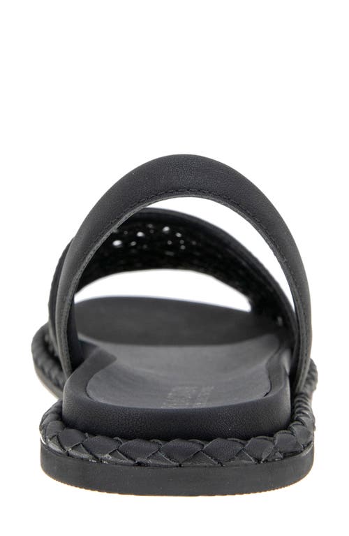 Reaction Kenneth Cole Savvi Slingback Sandal In Black Raffia