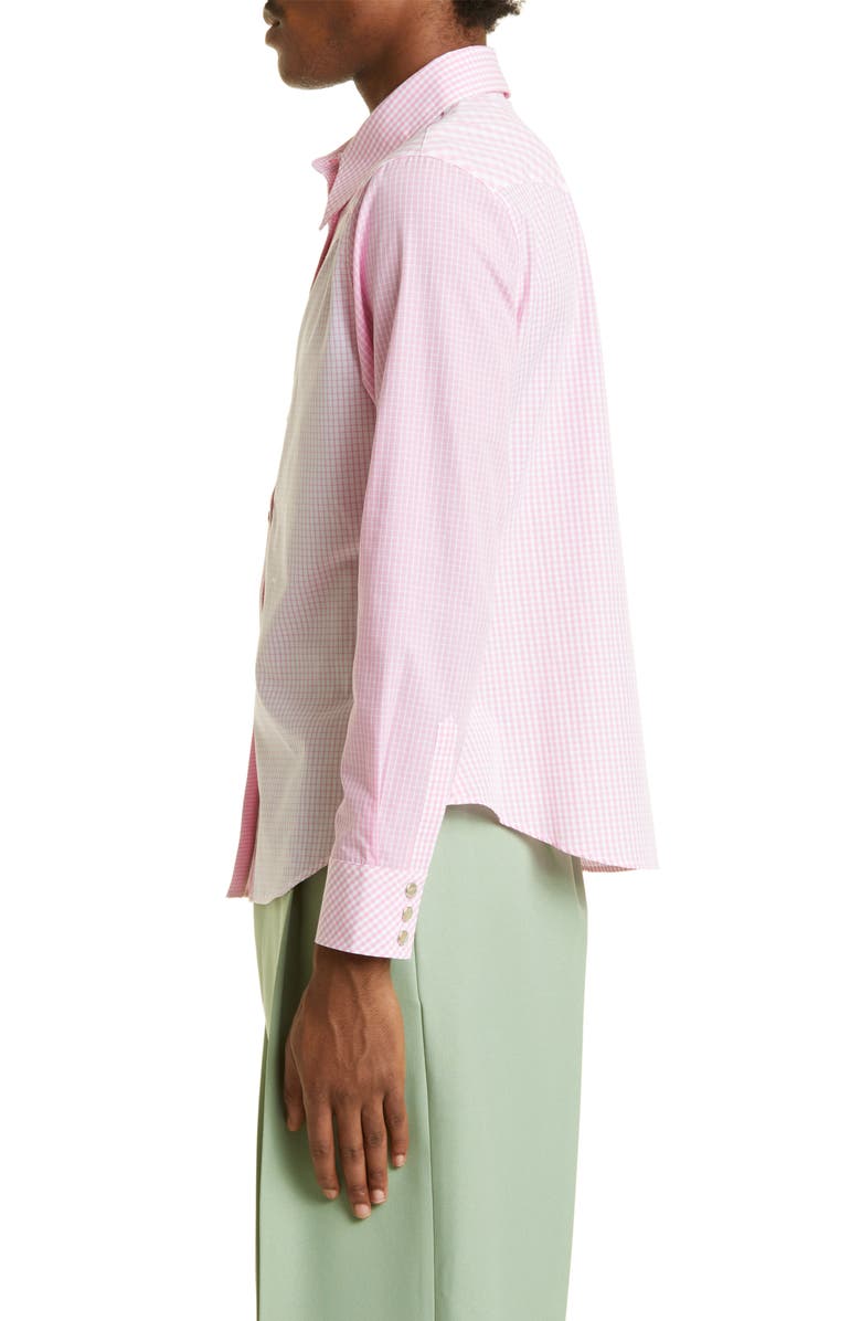 STOCKHOLM SURFBOARD CLUB Ulla Patchwork Snap-Up Shirt, Alternate, color,