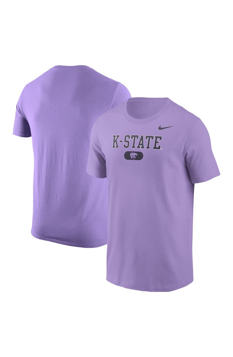 Nike Men's Nike Lavender Kansas State Wildcats K-State T-Shirt, Main, color, Lavender