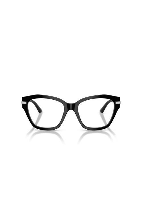 Jimmy Choo 54mm Cat Eye Optical Glasses In Black