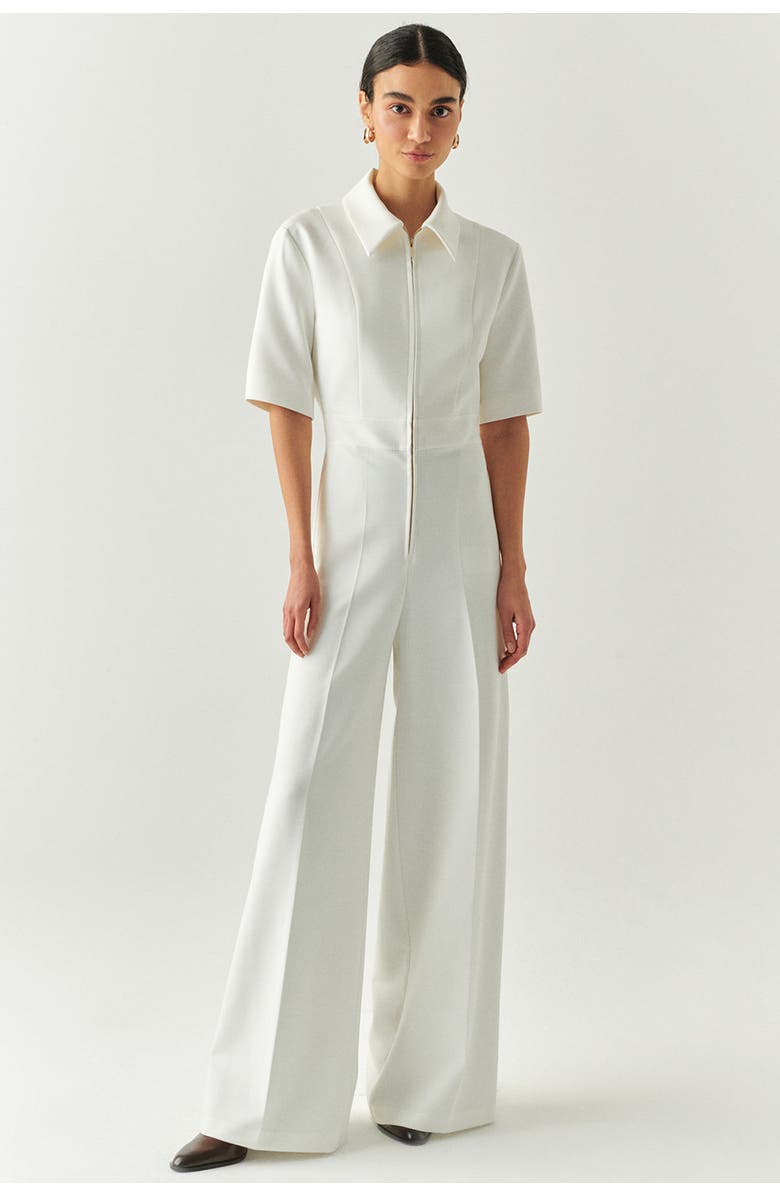 Exquise Valery Jumpsuit, Alternate, color, White