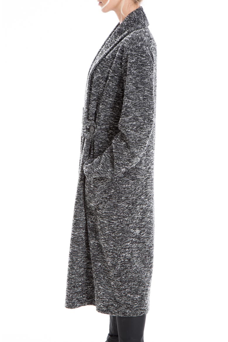 Knit Tweed Double Breasted Jacket, Alternate, color, BKIVO1V1