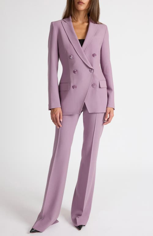 Santorelli Paco Double-breasted Six-button Jacket In Purple