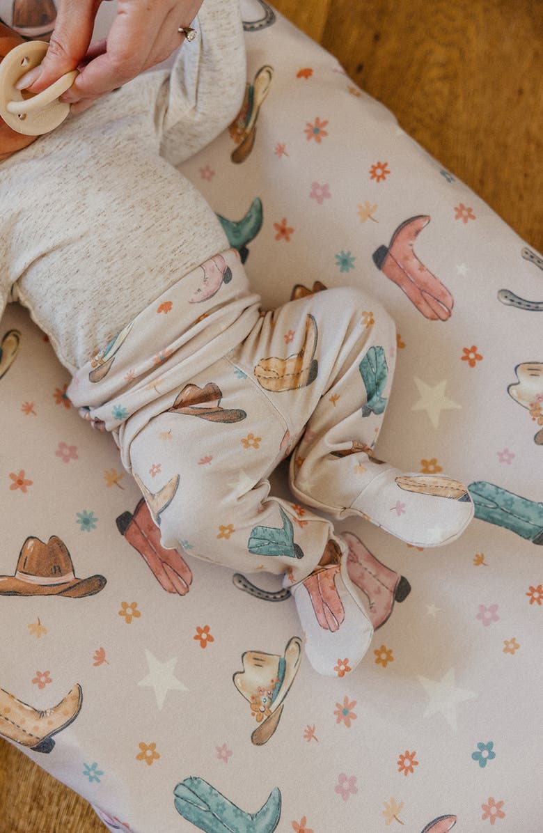 Copper Pearl Cheyenne Changing Pad Cover, Alternate, color, Cheyenne