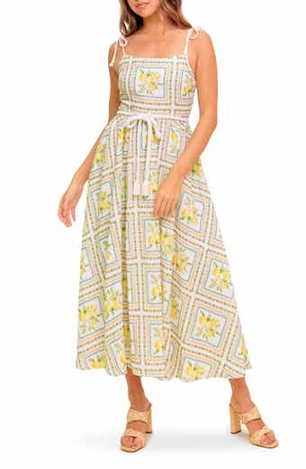 FLYING TOMATO Print Maxi Dress