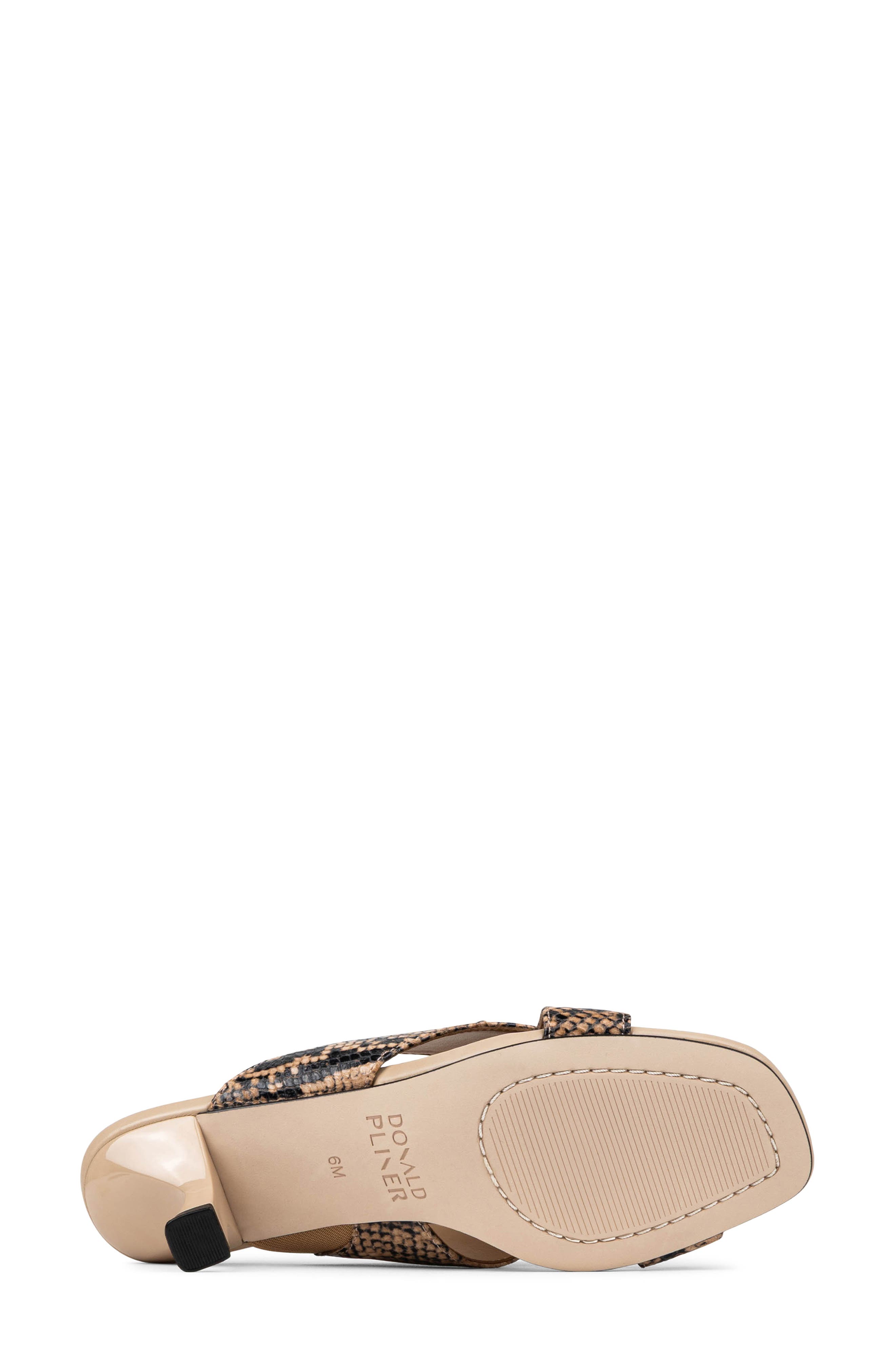 Donald Pliner Mule Kitten Heel Sandal, Alternate, color, Sand