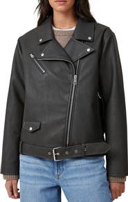 Cotton On Roman Faux Leather Biker Jacket