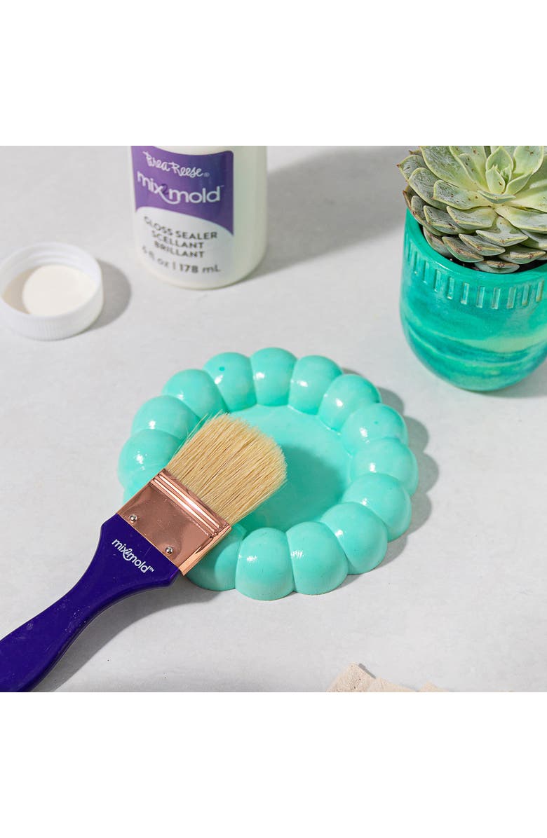 Brea Reese Mix2Mold Glossy Sealer 6 Fl Application Brush, Alternate, color, Multicolored